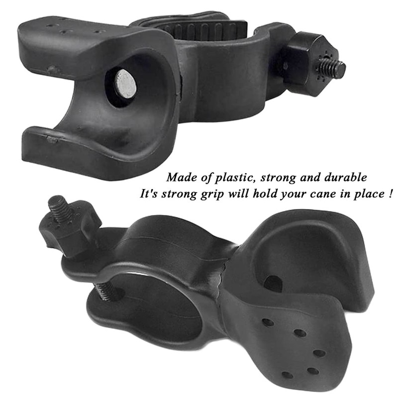 LODMOD Cane Holder for Drive Rollator, Walker, Wheelchair - Universal