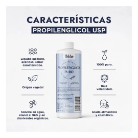 Propilenglicol Usp (grado Alimenticio Y Cosmético) 500 G