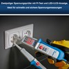 PeakTech 1096 2-Pin AC/DC Voltage Tester with Dual Display &