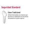 Hermex CS-756D, Cerradura sobreponer der instala-fácil tradicional color negro