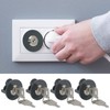 4 x socket lock, lockable socket, lockable sockets, child lock,