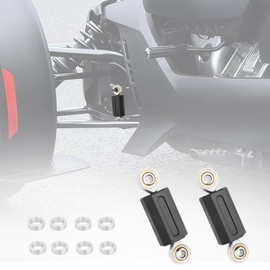 Billet Aluminum Front Sway Bar End Links Heim Joint End Links for 2019-2025 Can Am Ryker 600/900 / Rally & 2022-2025 Ryker Sport (Black)