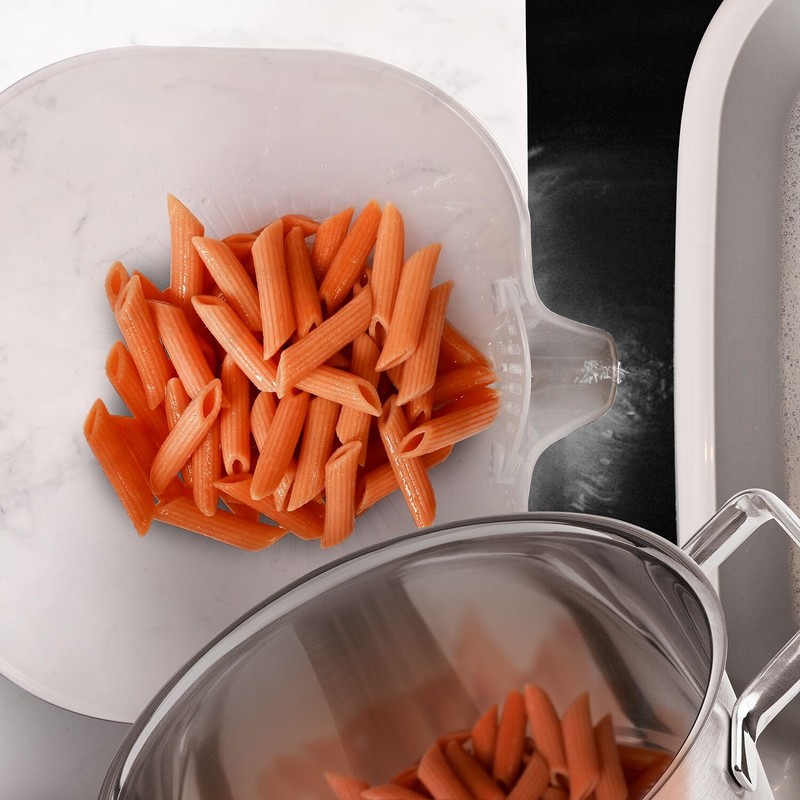 Lakeland Countertop Colander Saves Space in Sink Drainage Inserts Help