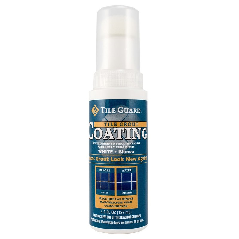 Homax Grout Coating, White, 4.3 oz, Tile Guard Grout Restoration