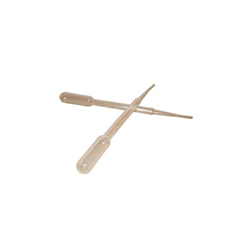 500 Dosierpipetten Pipettes Clear + 1 Transparent Bag
