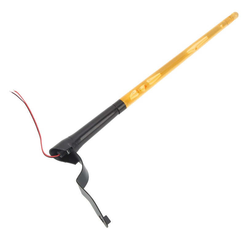 2 Pcs Whip Lights 340mm Long Amber Lighted Antenna Flagpole