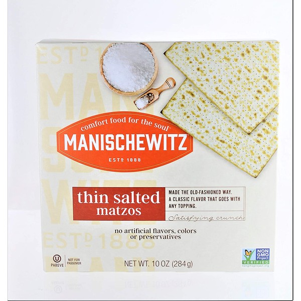 Manischewitz Matzo Thin Salted, 3 count