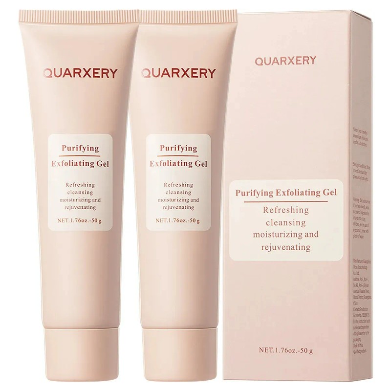 Quarxery Gel Blanqueador Exfoliante Corporal Facial Loción Peeling Kit, 2