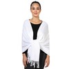 World of Shawls Pashmina Style All Seasons Handcrafted Wrap Shawl