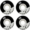 Fracture Skateboards Uni Classic Skateboard Wheels Black 55mm
