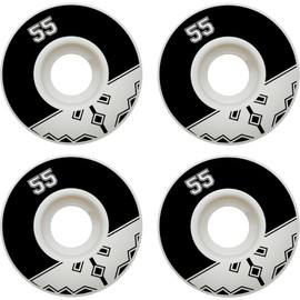 Fracture Skateboards Uni Classic Skateboard Wheels Black 55mm