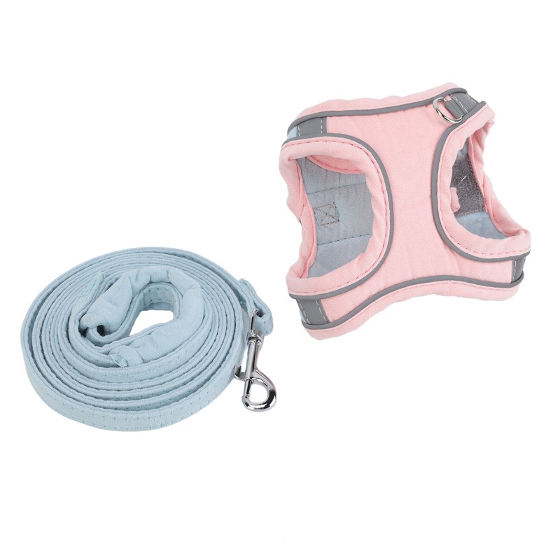 Cat Vest Harnesses and Leash Color Blocked Reflective Adjustable Escape