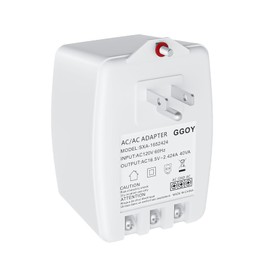 16.5V 40VA Doorbell Transformer for Burglar Alarm Systems,16.5V Plug in Transformer Compatible with Honeywell Ademco, DSC, ETC Burglar Alarm Systems;Also Compatible with All Versions of Doorbell