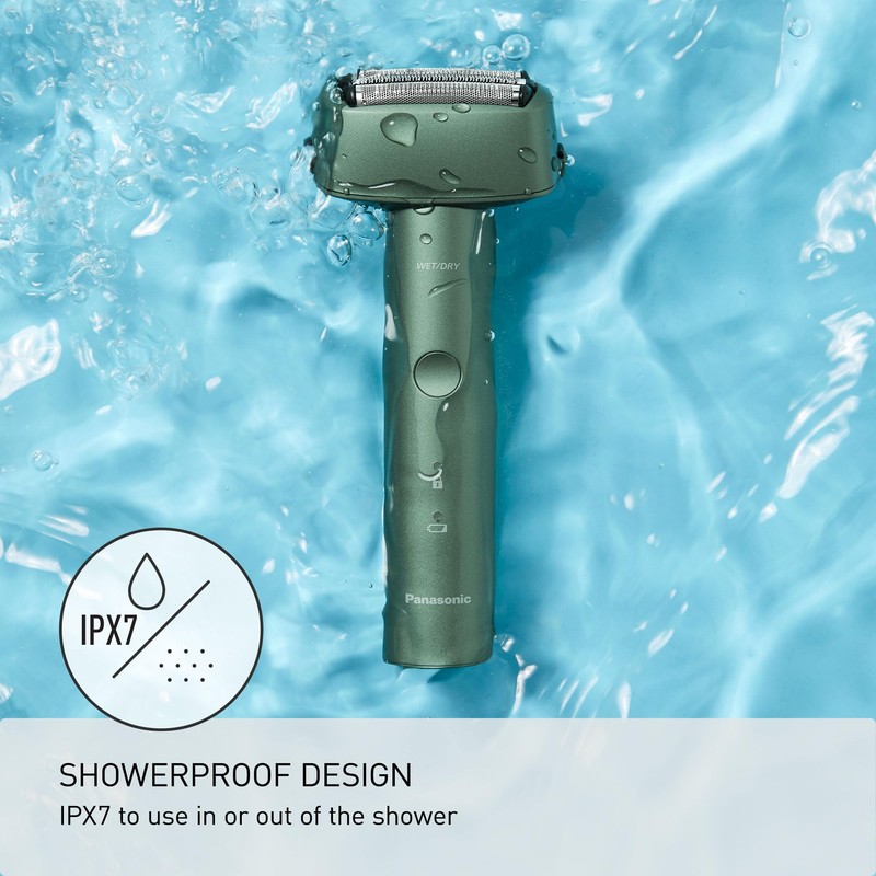 Panasonic Electric Razor for Men, Wet Dry Shaver with 3-Blade