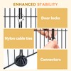 VISCOO Cat Cage, 4-Tier DIY Cat Enclosures Catio, Cat Playpen