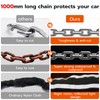 Dhiedas Fingerprint Bike Chain Lock, Bluetooth Bike Lock Waterproof Biometric