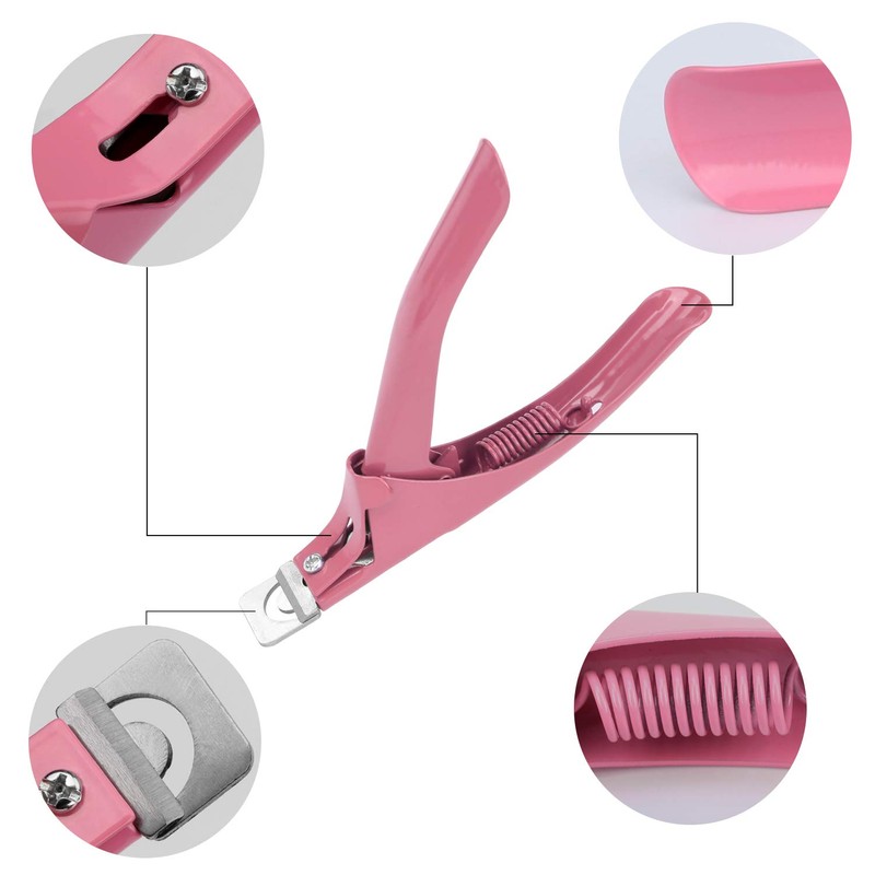 MWOOT Pack of 3 False Nail Clippers Acrylic Nail Clippers