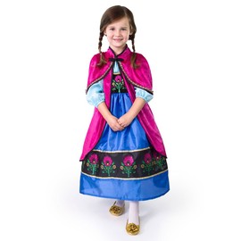 Little Adventures Alpine Princess Dressup Costume Cloak (L/XL Age 5-9) - Machine Washable Child Pretend Play and Party Dress with No Glitter