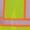 Pioneer High Visibility Mesh Tear-Away Safety Vest with Adjustable Front,