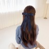 Totelux Bow Hair Clips Hair Ribbon Ponytail Holder Silky Satin