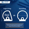 QuickFit View Binder, 3-Ring Binder, Angle D Ring, 1 Inch,