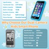 MOMILLA Kids Toys Smart Phone, Dual Camera with Stickers, 3.97"
