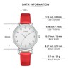CIVO Ladies Watches for Women Red: Easy to Read Analog