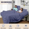 SGI bedding 34" King Split Top Flex Head Sheet Set
