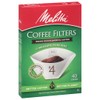 Melitta #4 Cone Coffee Filters, White, 40 Count (Pack Of