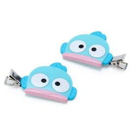 Sanrio 707473 Hangyodon Hair Bang Clips, 1.6 x 0.4 x 1.5 in. (4 x 1 x 3.8 cm), 2 Pieces