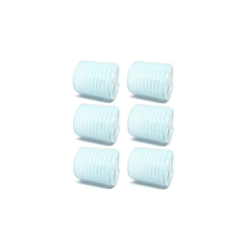 6-Pack X-Large Self-Grip Hair Rollers, 2” Diameter Curlers for Volume,