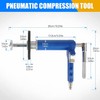 24PCS Pneumatic Brake Caliper Piston Wind Back Compression Spreading Tool
