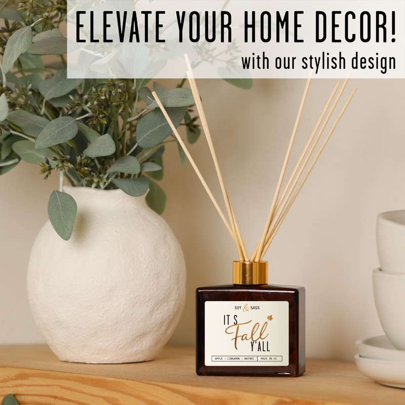 Fall Reed Diffusers for Home Set, Fall Diffuser -It's Fall
