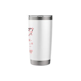 Peaceful Panda Among Petals Minimalist Nature Design Stainless Steel Insulated Tumbler