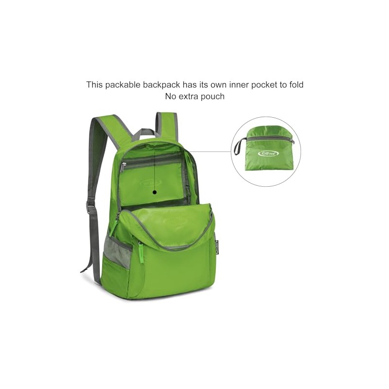 G4Free Lightweight Packable Backpack for Travel and Hiking