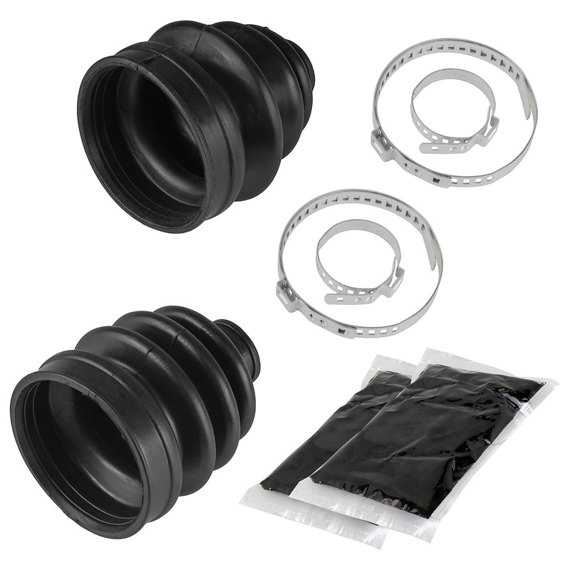Caltric Front Inner Outer Axle Cv Boot Kit Compatible with