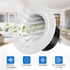 Soffit Vents 4 Inch, Hon&Guan Soffit Exhaust Vent Exterior Round