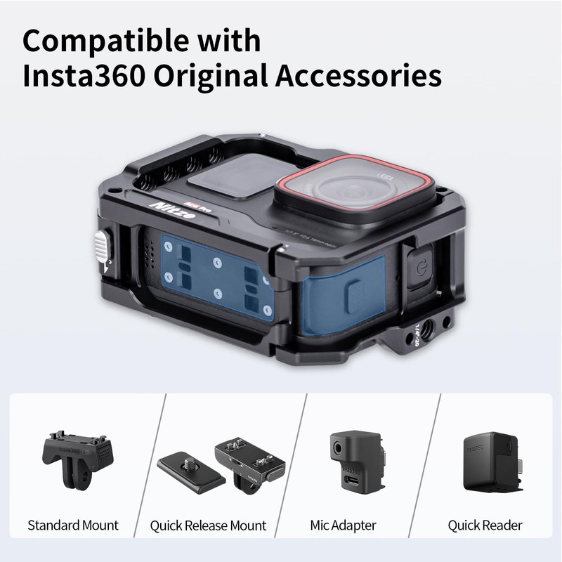 Nitze Cage for Insta360 Ace Pro 2/ Ace Pro/Ace Action
