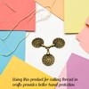 2 Pcs Yarn Cutter Pendant Set, Antique Copper Versatile Thread