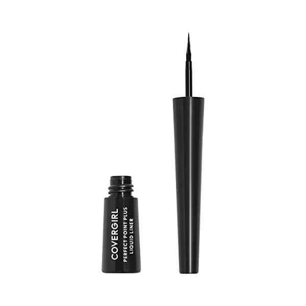 COVERGIRL 1pc Covergirl Perfect Point Plus Liquid Eyeliner, 200 Black