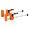 Jorgensen 18” Bar Clamp Set, 2-pack 90° Parallel Clamp Cabinet