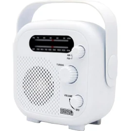 Yazawa Corporation SHR02WH Shower Radio