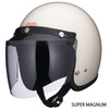 TT&CO. Flip Up Shield Light Smoke Jet Helmet Full Face
