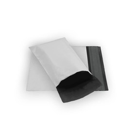 100 EcoSwift 4 x 5 White Small Poly Mailer Size #00s Self Sealing Envelopes Plastic Shipping Mailing Bags 4x5 1.7 mil