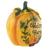 Northlight 7" Orange Welcome Harvest Pumpkin Fall Tabletop Decoration