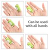 MUNSKT 5-Pack Colorful Finger Splints Fits Thumb, Index, Middle, Ring