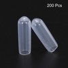 sourcing map 200pcs Rubber End Caps 4mm ID Vinyl PVC