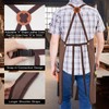 Rtcimoic Multi-Functional Men's Tool Apron, Multi-Pocket Canvas Apron, Welding, Carpenter,