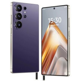 Original S26 2026 Ultra Smartphones 22GB+2TB 5G Dual 108MP Rear HD 7.3 Inch Android 15 120W Face Recognition Deca Core Spanishcolor: Blue, plug: UK, ram: 22GB, storage capacity: 1TB