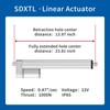 Stroke 9.84inch 220 lbs 12v 0.47"/sec Electric Linear Motor Actuator